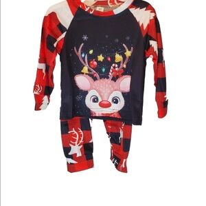 🍀New Family Christmas Pajamas Size 2T